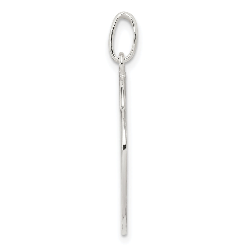 Heart Charm in Sterling Silver