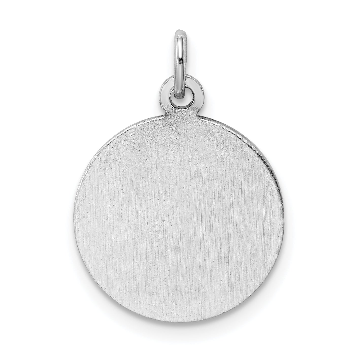 Sterling Silver Holy Communion Charm with Rhodium Polish Elegant and Solid