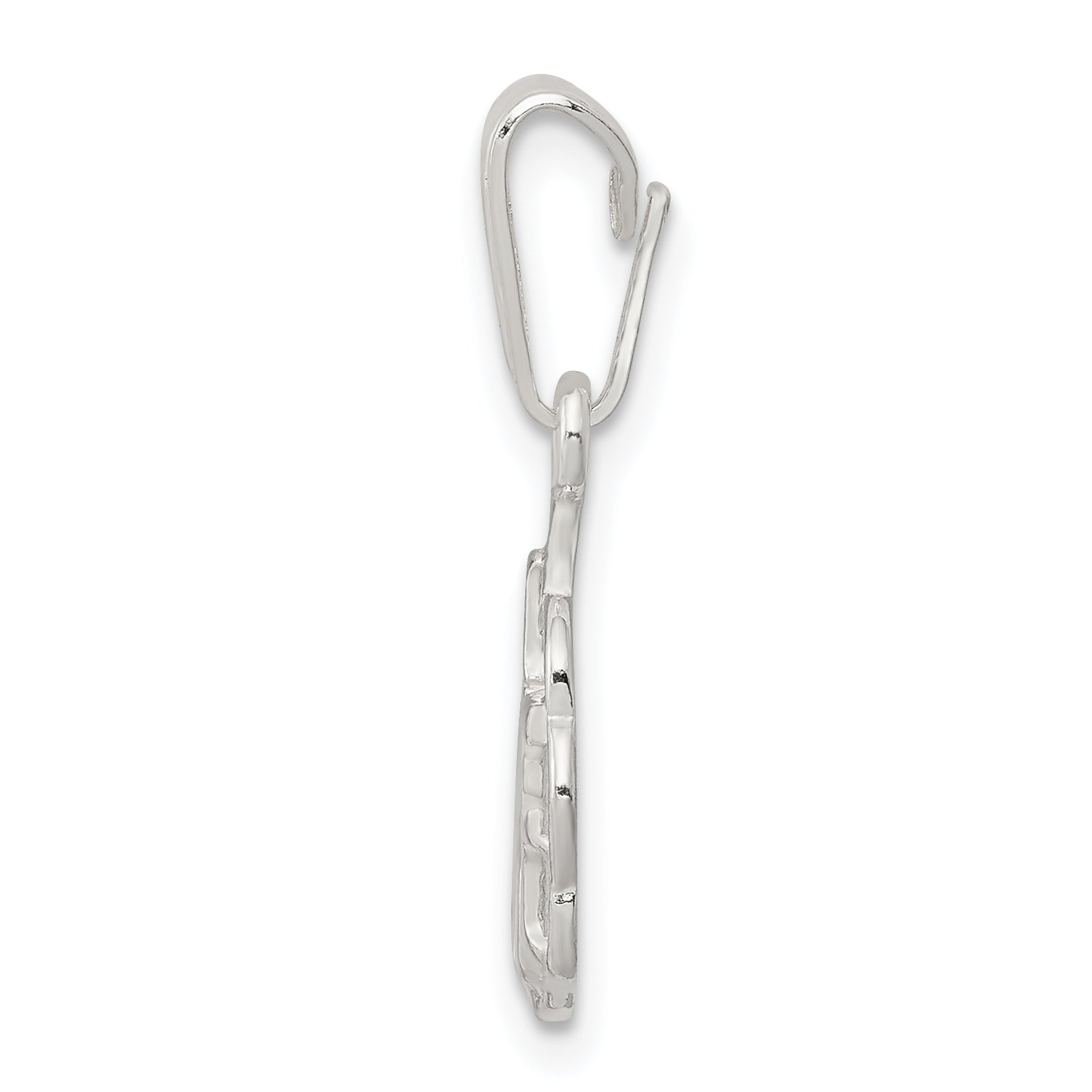 Sophia Jewelers Sterling Silver 925 I Love You Charm with Polished Finish Secondary image