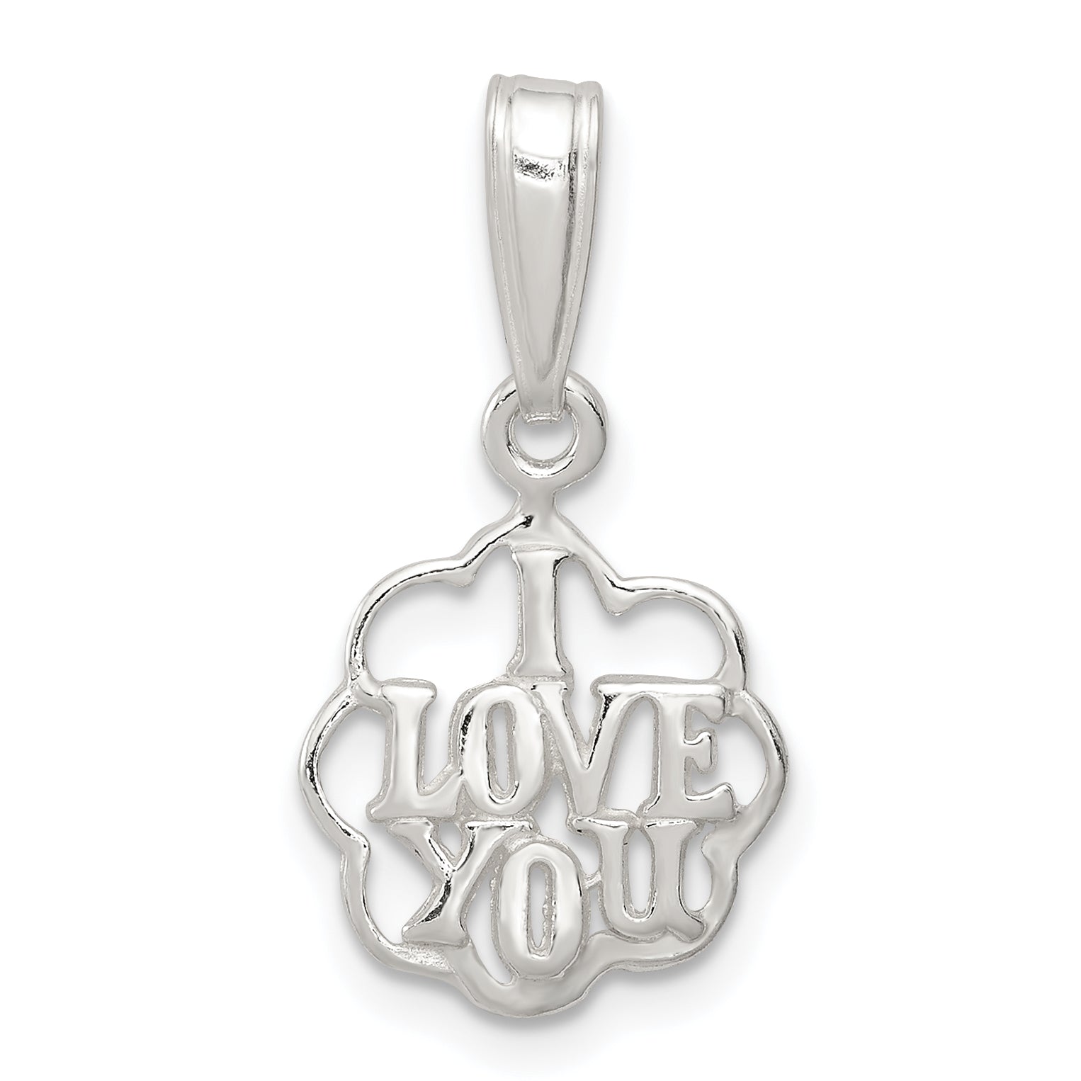 Sterling Silver I Love You Charm Main image