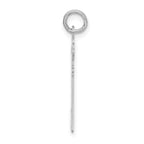 Sterling Silver 925 Key Charm Polished Unisex Elegant Design