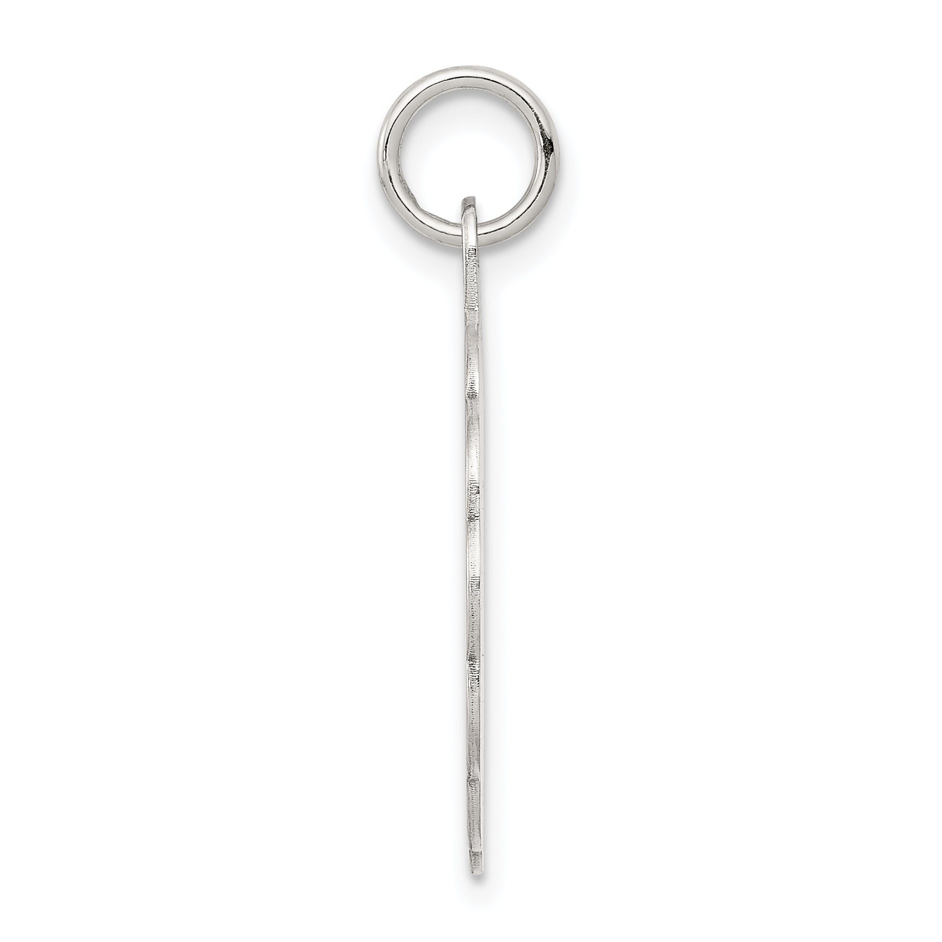 Sterling Silver Rhodium-Plated Communion Charm for Children Polished Finish Secondary image
