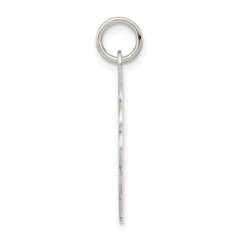 Sterling Silver Rhodium-Plated Communion Charm for Children Polished Finish