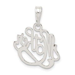 Sophia Jewelers Sterling Silver 925 Polished Mother Pendant with Anti-Tarnish Coating
