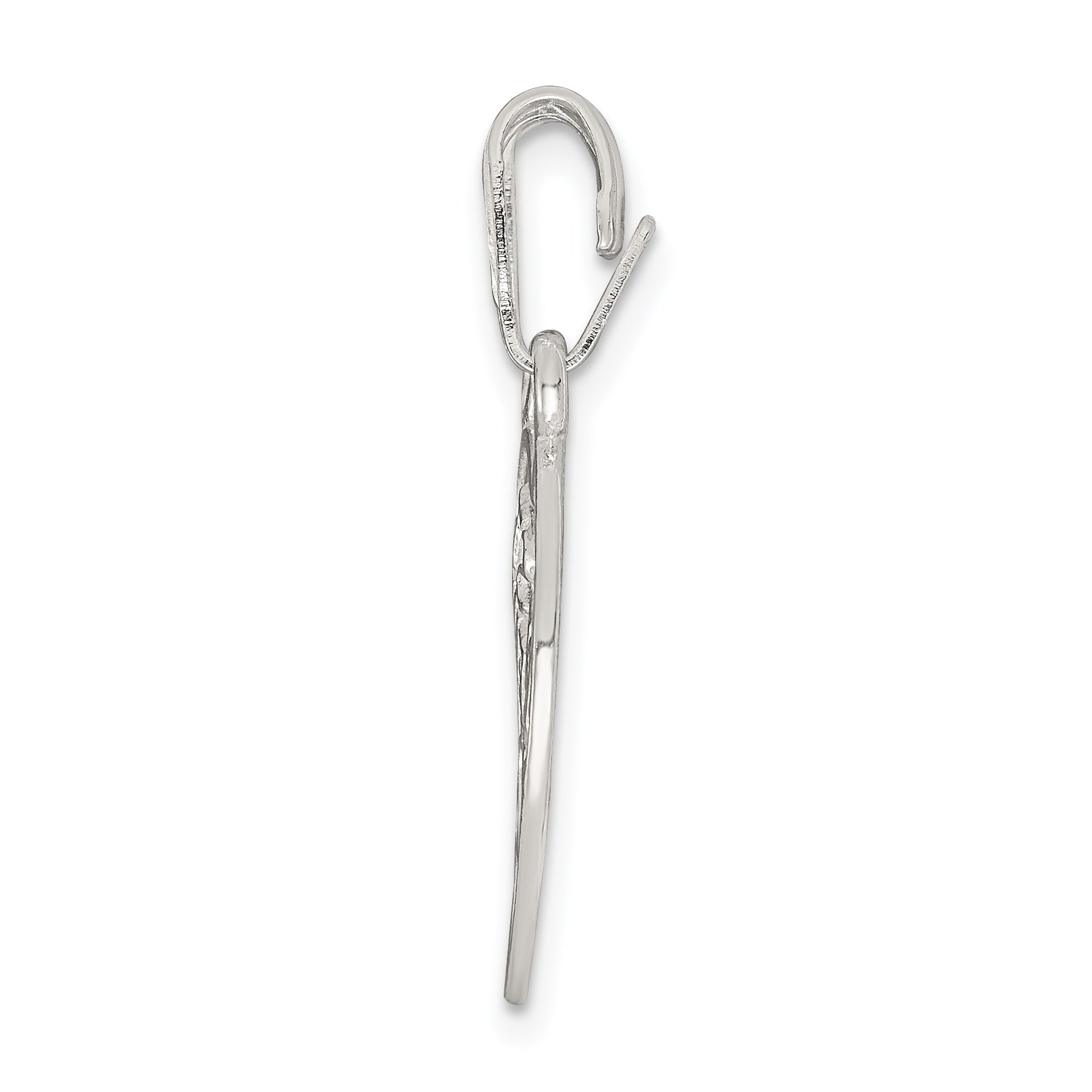 Sterling Silver 925 Best Friends Heart Pendant Polished Anti-Tarnish