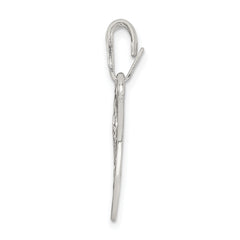 Sterling Silver 925 Best Friends Heart Pendant Polished Anti-Tarnish