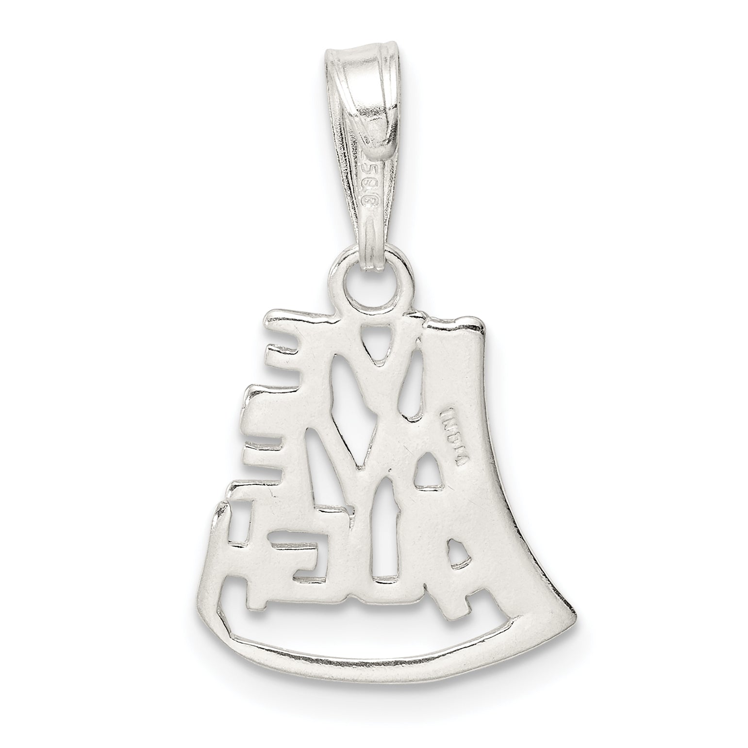 Sophia Jewelers Sterling Silver 925 Pendant with Polished Anti-Tarnish Finish