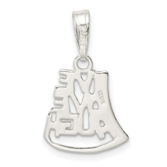 Sophia Jewelers Sterling Silver 925 Pendant with Polished Anti-Tarnish Finish