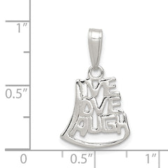 Sophia Jewelers Sterling Silver 925 Pendant with Polished Anti-Tarnish Finish