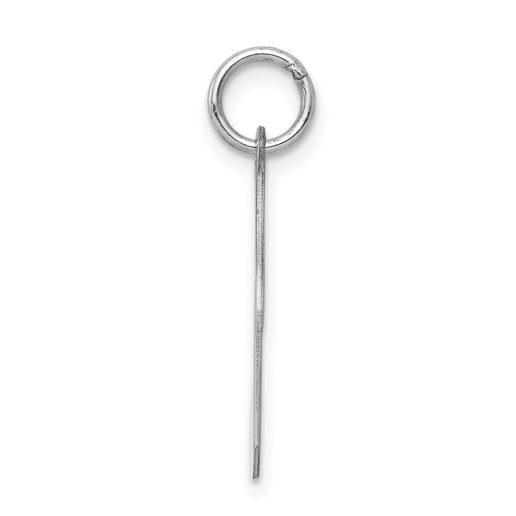 Sterling Silver 925 Polished Musical Note Charm for Elegant Jewelry