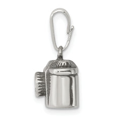 Sterling Silver 3D Antiqued Camera Charm Elegant Vintage Inspired