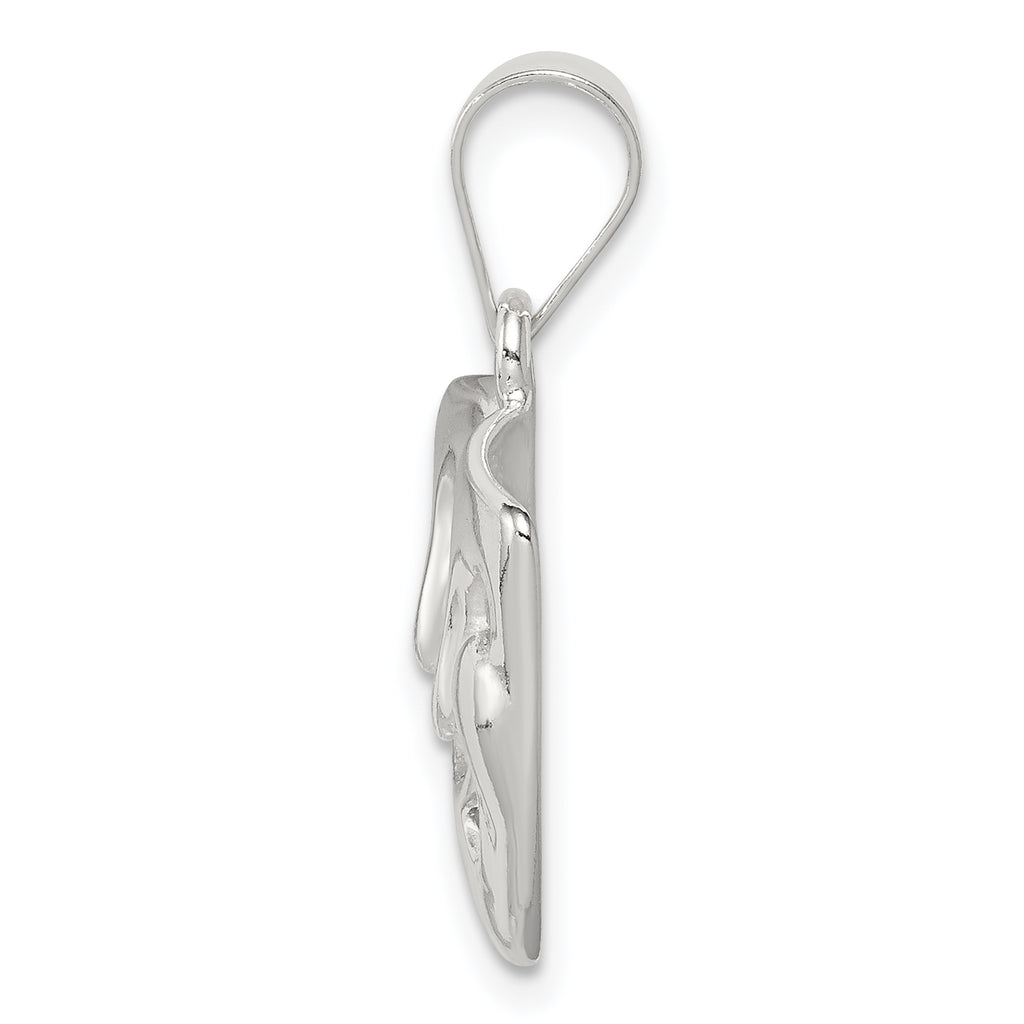 925 Sterling Silver Comedy/Tragedy Charm with Polished Anti-Tarnish Finish