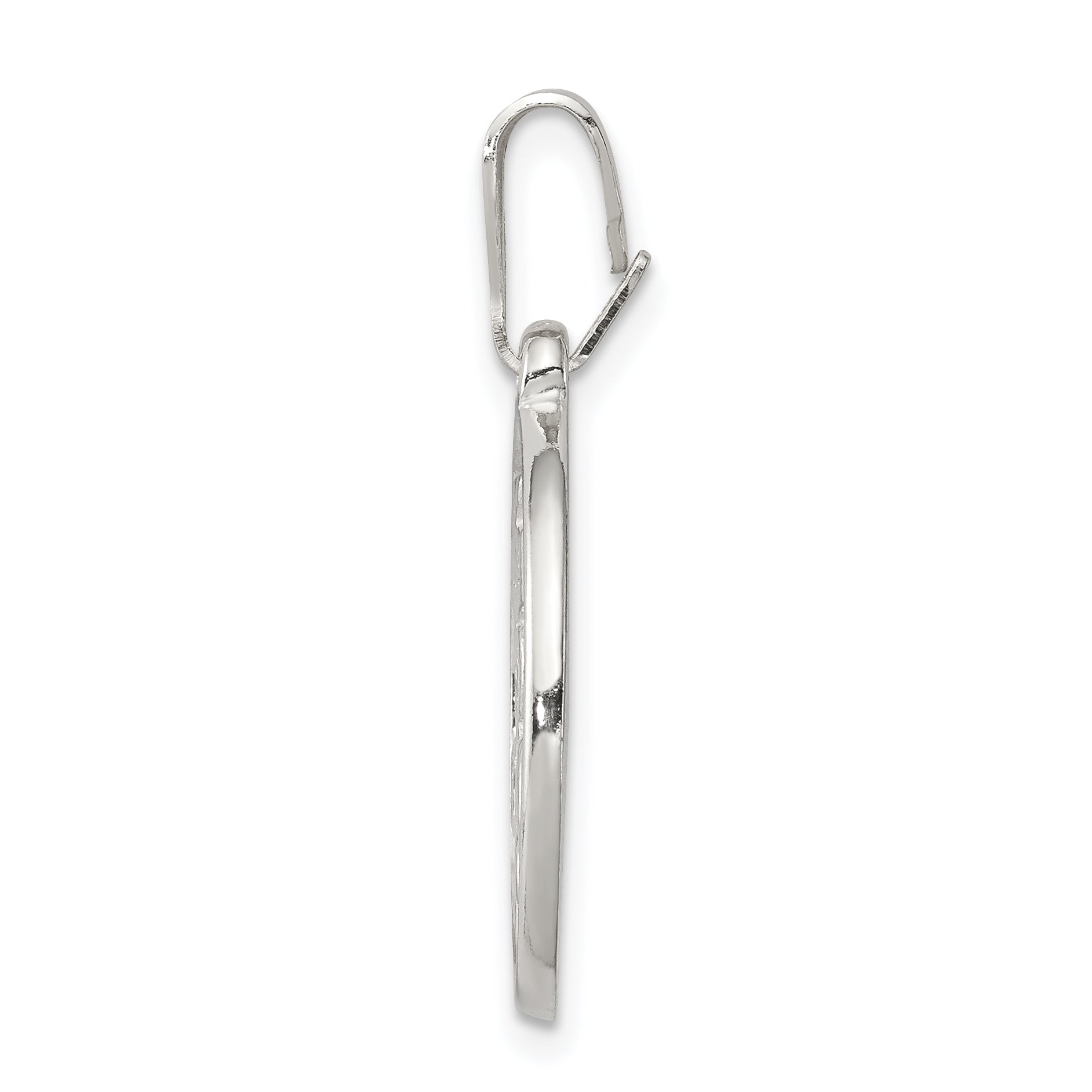 Sterling Silver 925 RN Charm with Polished Anti-Tarnish Finish Secondary image