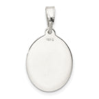 Sterling Silver 925 RN Charm with Polished Anti-Tarnish Finish