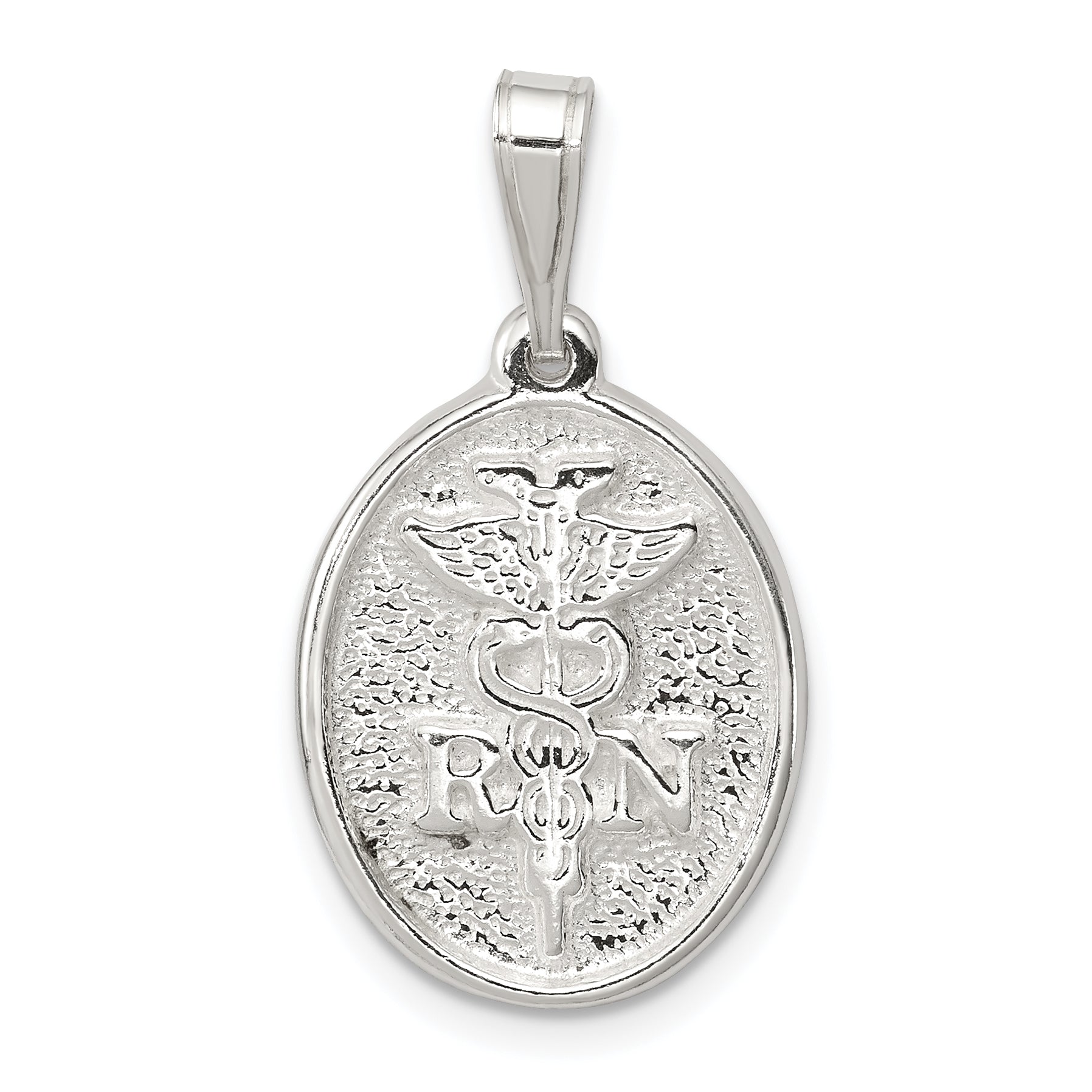 Sterling Silver RN Charm Main image