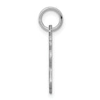 Sterling Silver 925 Polished USA Charm Engravable Pendant by Sophia Jewelers