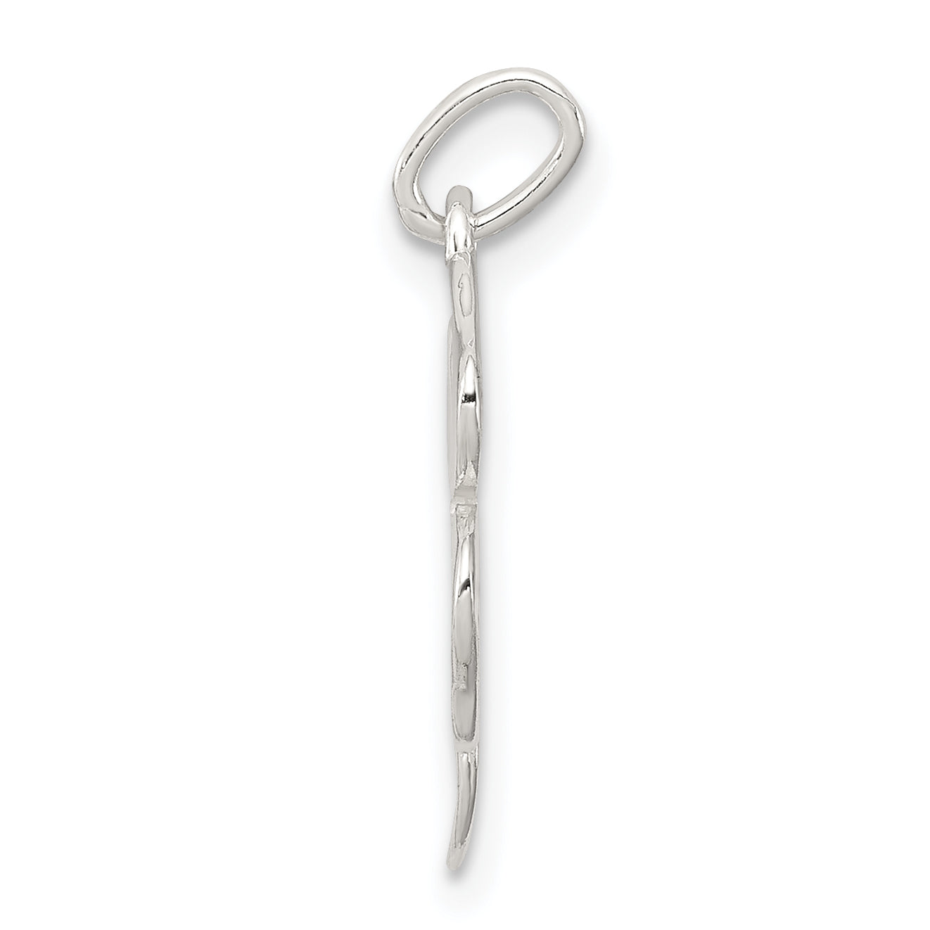 Sophia Jewelers 925 Sterling Silver Polished 4-Leaf Clover Charm Secondary image