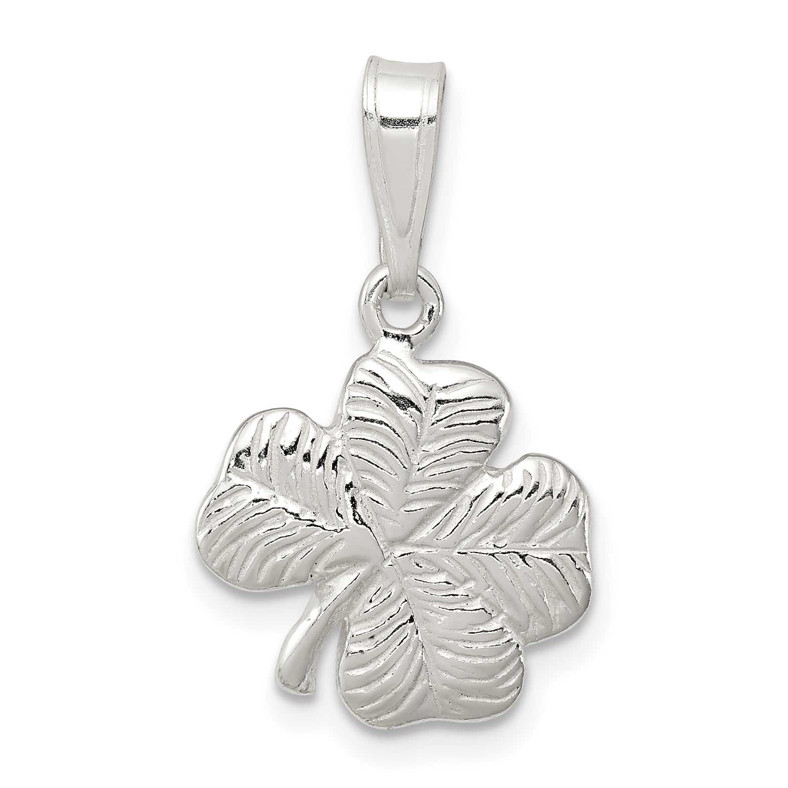 Sterling Silver 4-leaf Clover Charm Main image