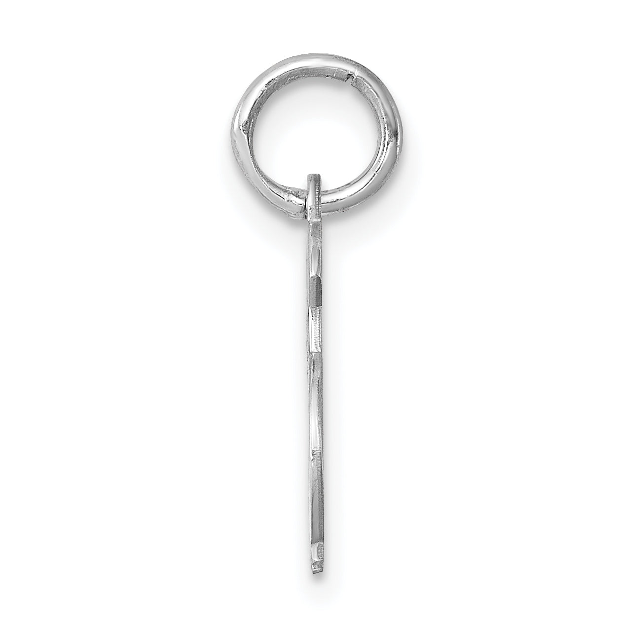 Sterling Silver 925 Men's Dollar Sign Pendant with Polished Finish