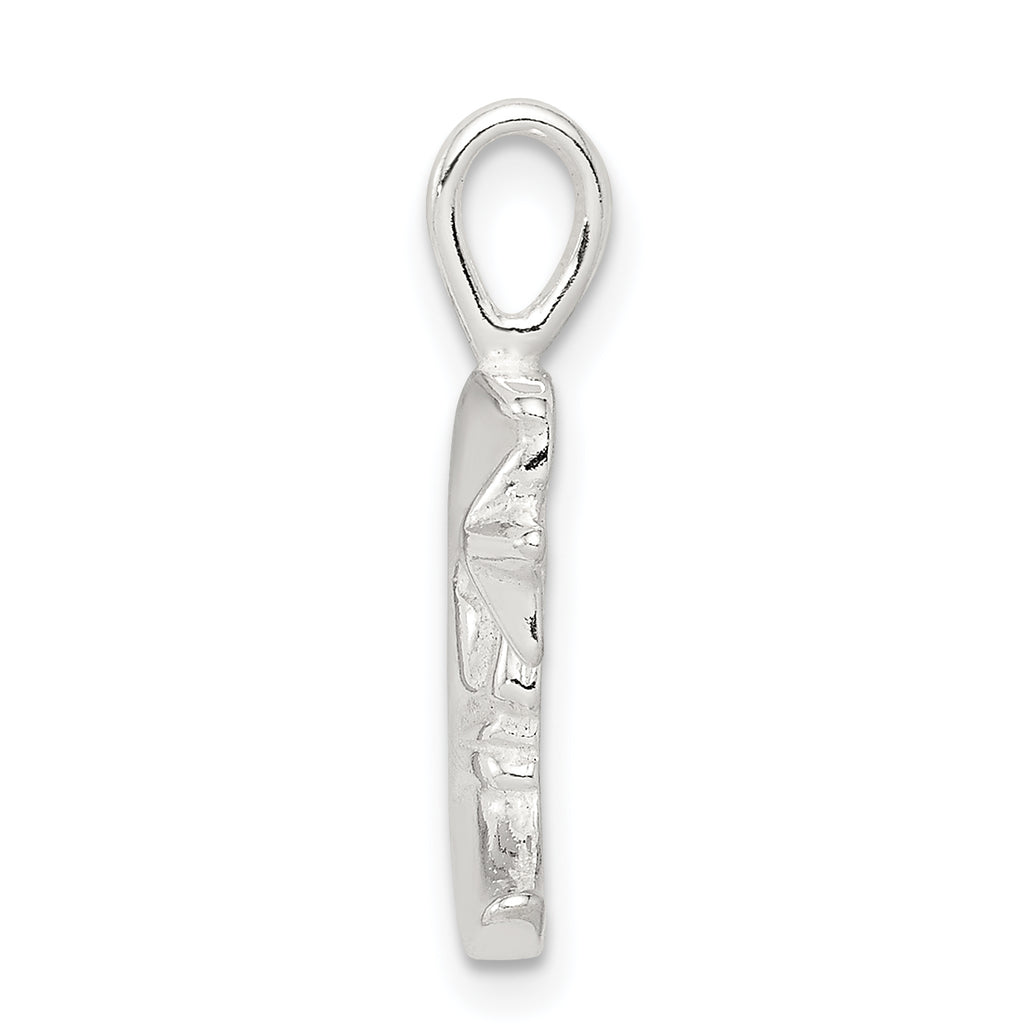 Sophia Jewelers 925 Sterling Silver Moon and Star Charm with Anti-Tarnish Finish