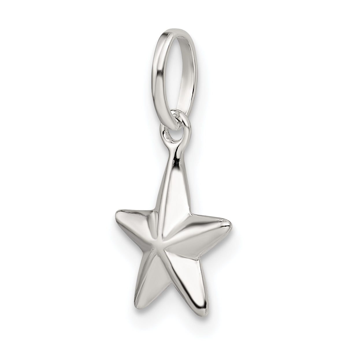 Sophia Jewelers 925 Sterling Silver Star Charm with Anti-Tarnish Solid Design