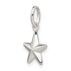 Sophia Jewelers 925 Sterling Silver Star Charm with Anti-Tarnish Solid Design