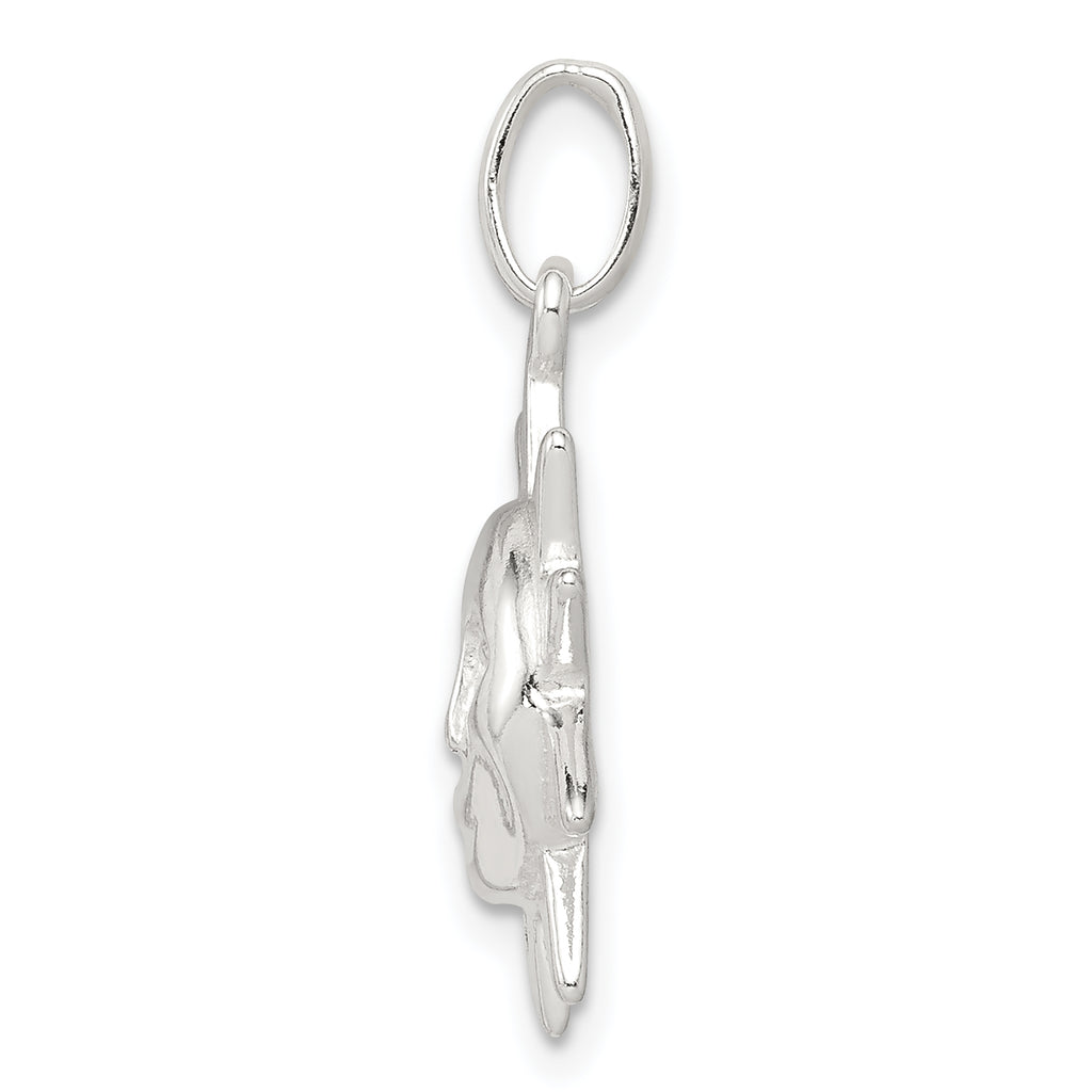 Sterling Silver 925 Sun Charm with Anti-Tarnish Elegant Design
