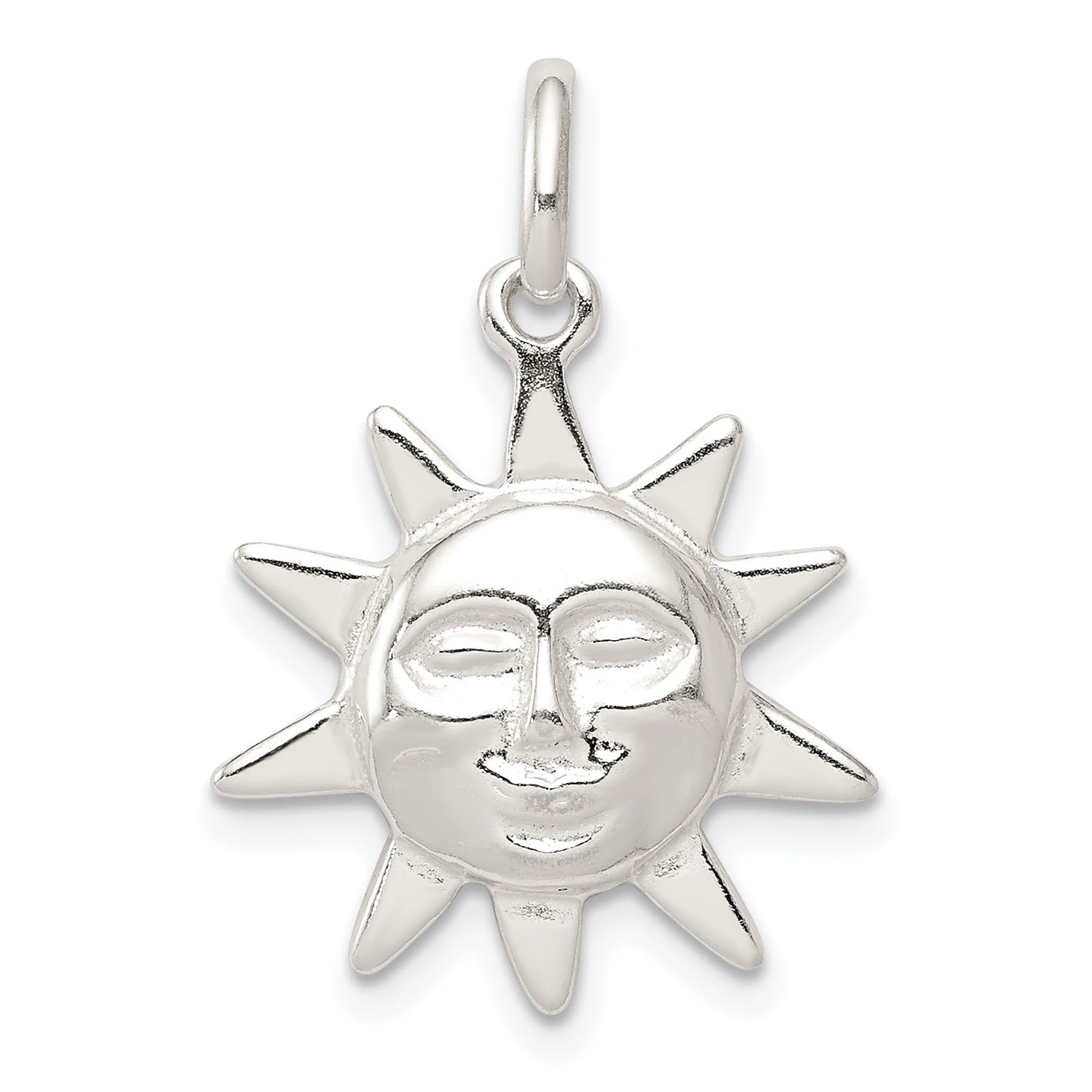 Sterling Silver Sun Charm Main image