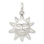 Sterling Silver Sun Charm