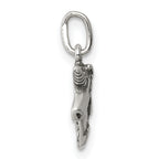 Sophia Jewelers Sterling Silver Antiqued Unicorn Charm Vintage Pendant