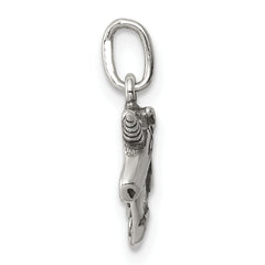 Sophia Jewelers Sterling Silver Antiqued Unicorn Charm Vintage Pendant
