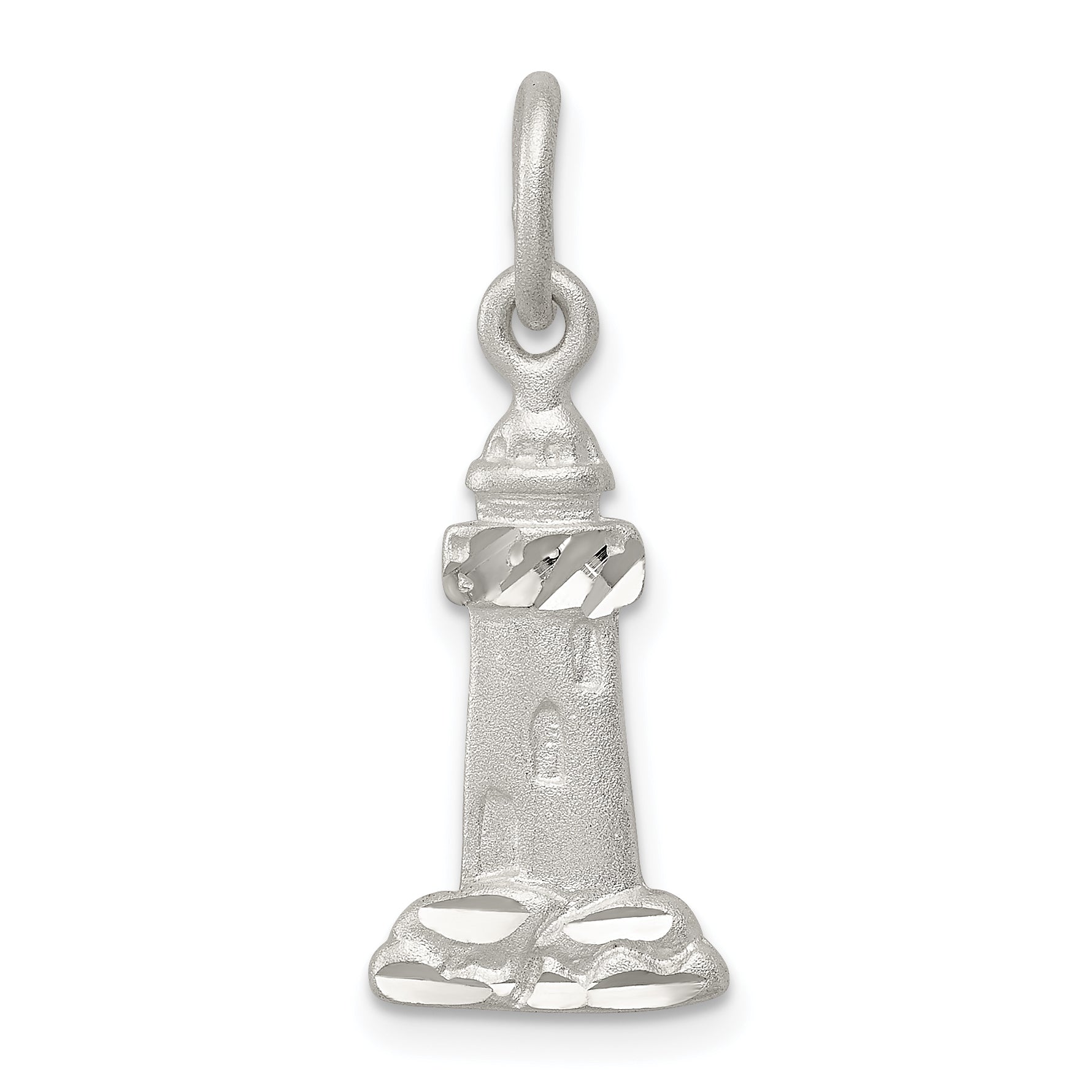 Sterling Silver Lighthouse Charm Main image