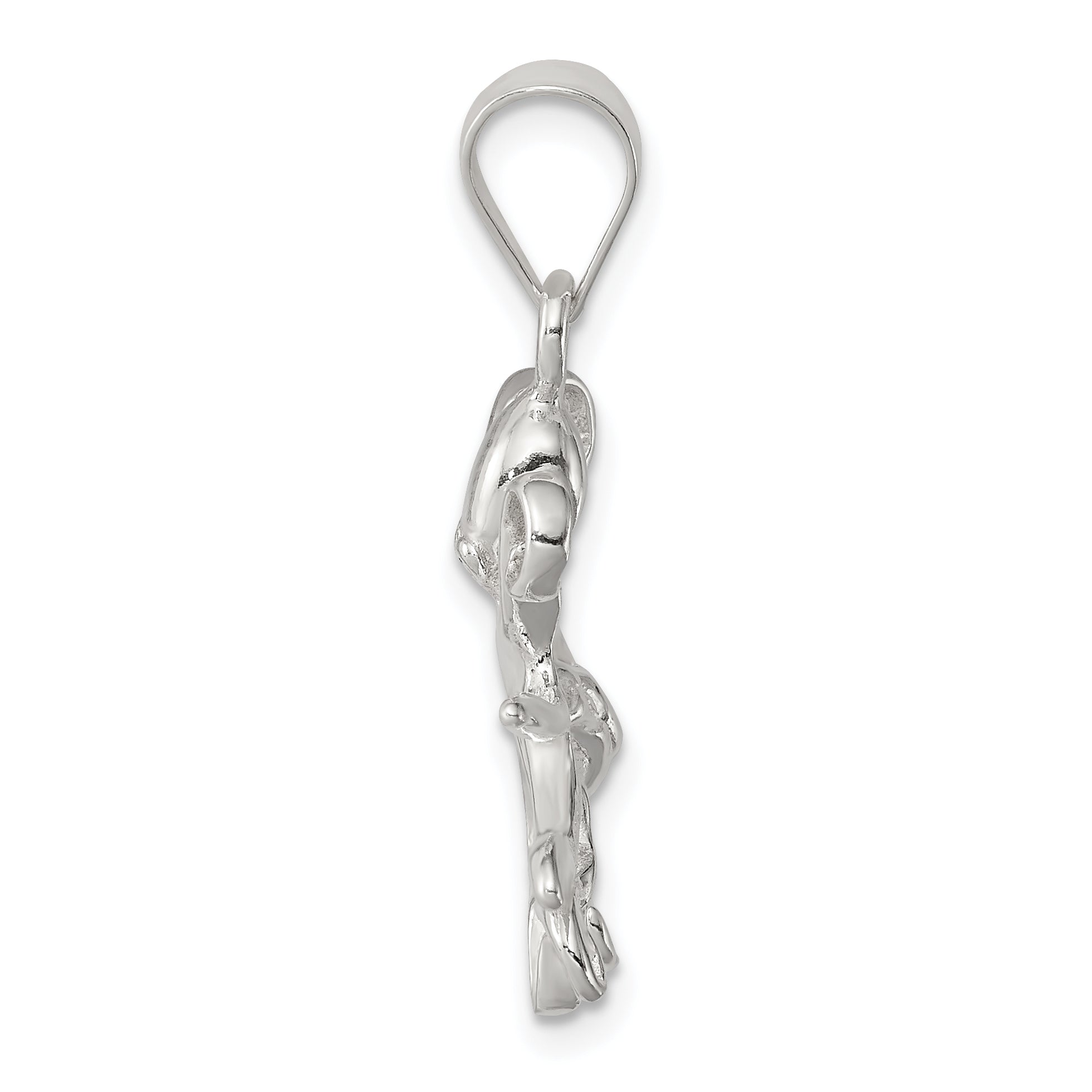 Sophia Jewelers 925 Sterling Silver Men's Octopus Charm Polished Finish Secondary image