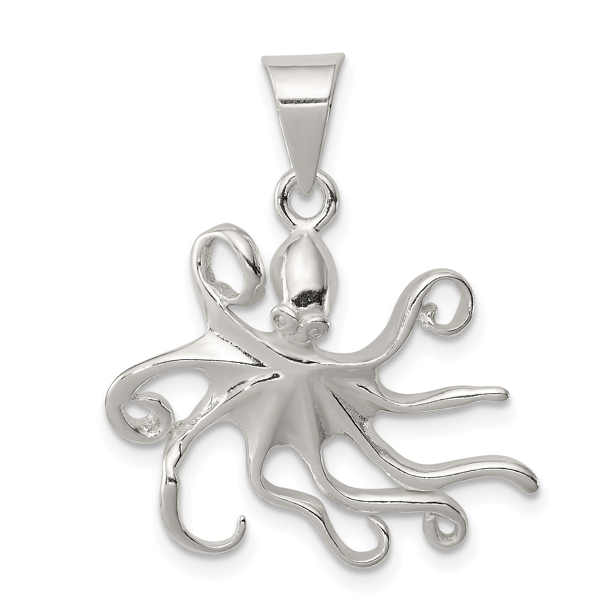 Sterling Silver Octopus Charm Main image