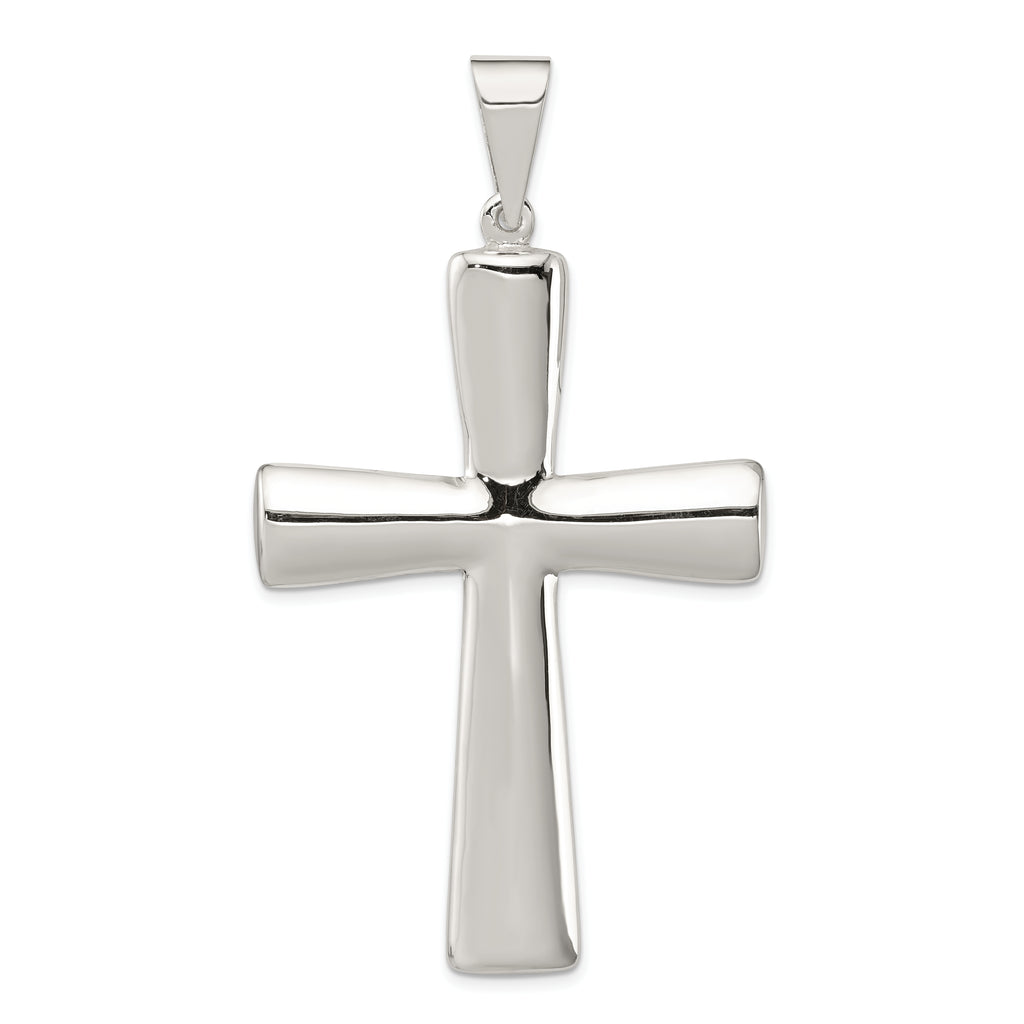 Sterling Silver Hollow Cross Pendant