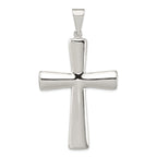 Sterling Silver Hollow Cross Pendant