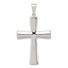 Sterling Silver Hollow Cross Pendant