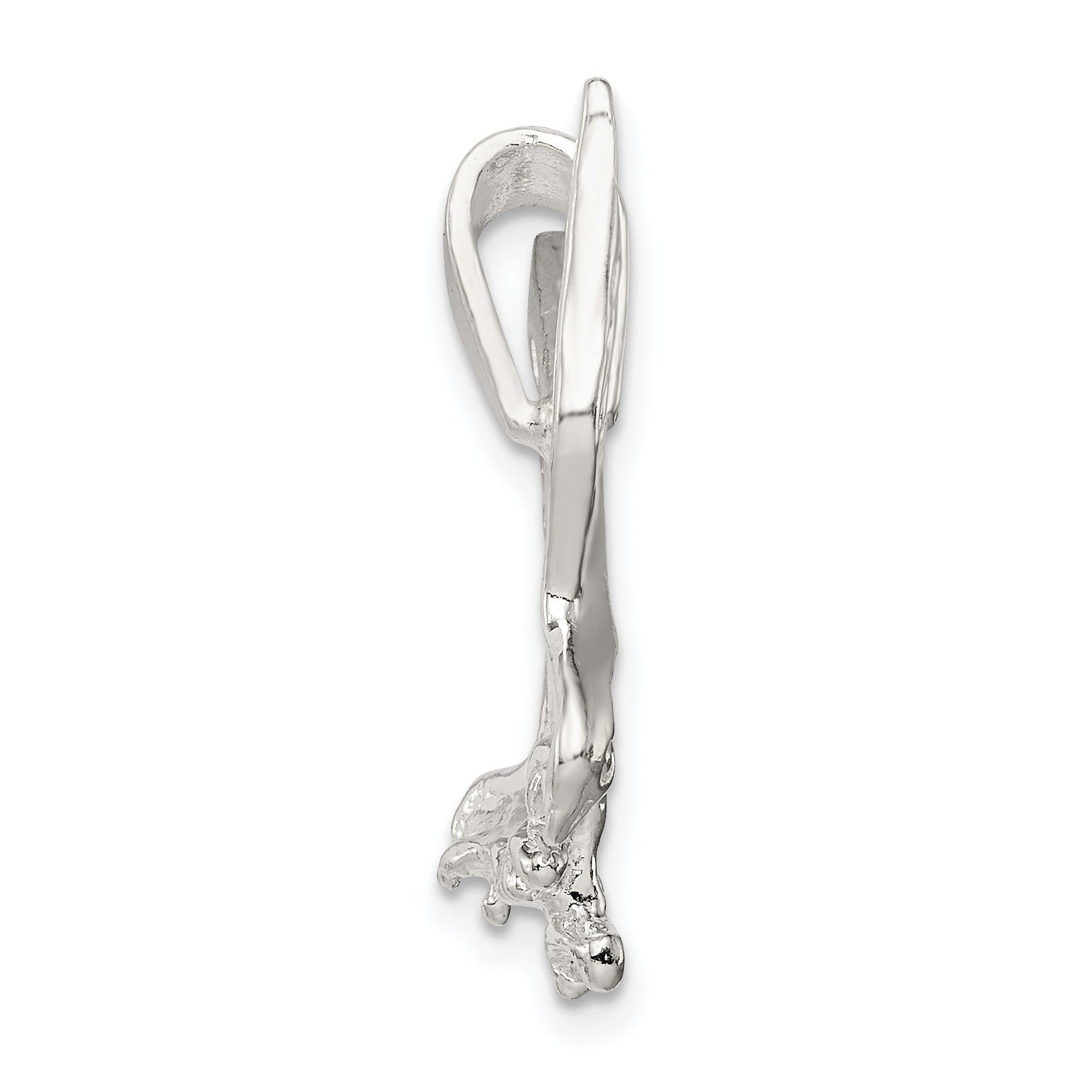 Sterling Silver 925 Eagle Pendant with Anti-Tarnish Solid Design