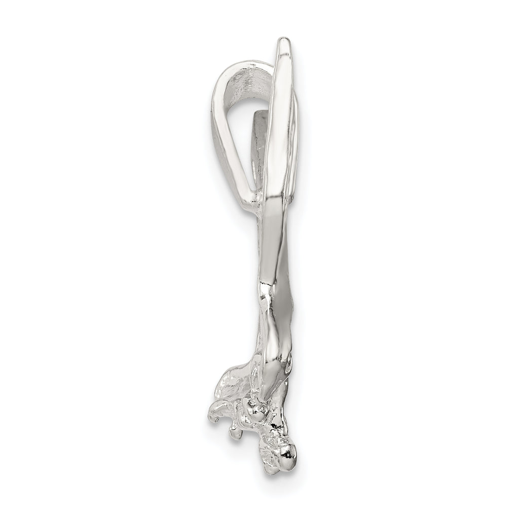 Sterling Silver 925 Eagle Pendant with Anti-Tarnish Solid Design