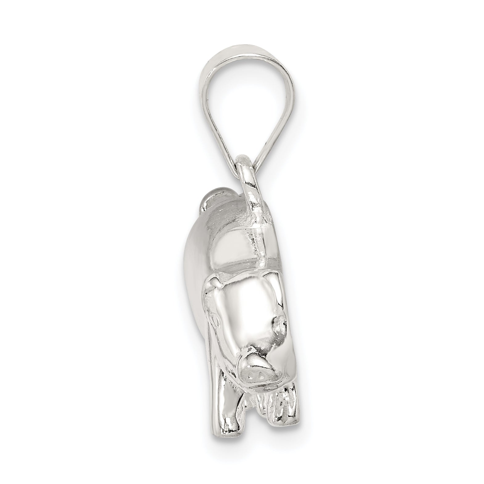 Sterling Silver 925 Pig Charm with Polished Finish and Anti-Tarnish Coating Secondary image