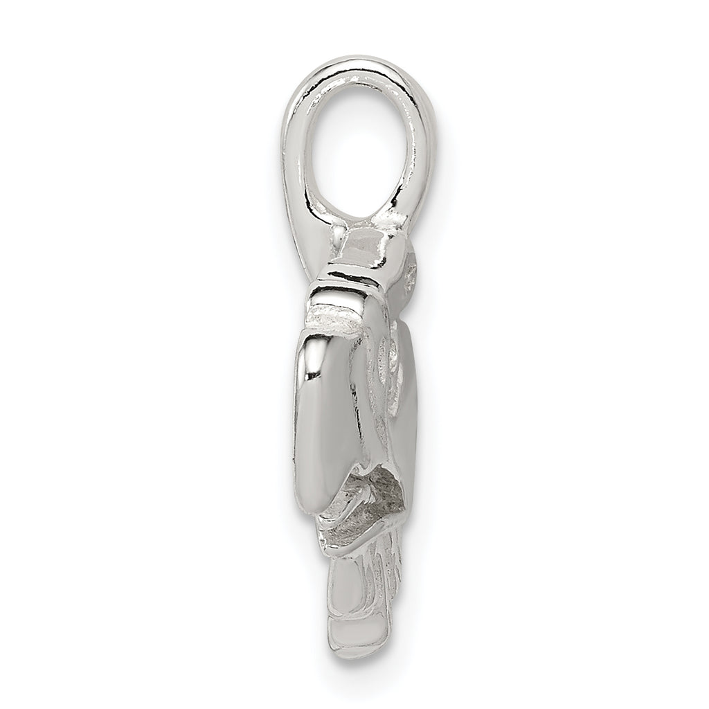 Sterling Silver 925 Men's Eagle Pendant with Anti-Tarnish Finish