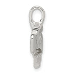 Sterling Silver 925 Men's Eagle Pendant with Anti-Tarnish Finish