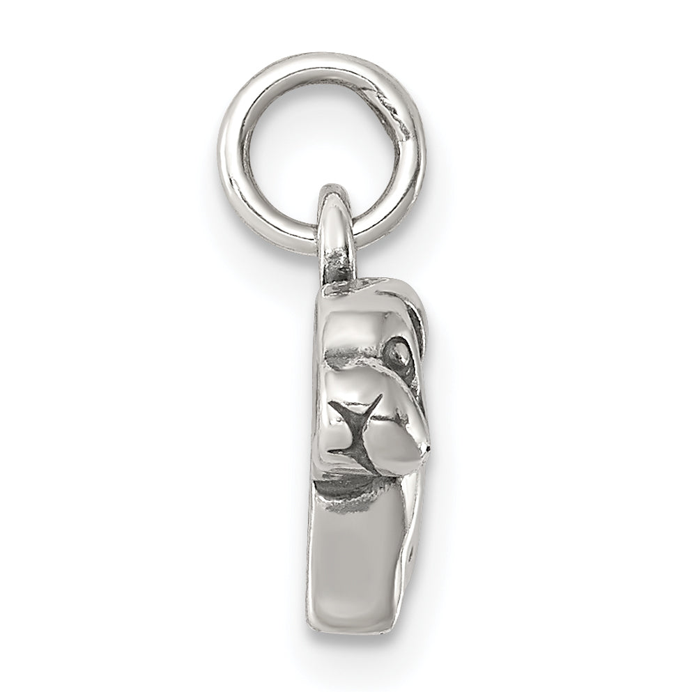 Sterling Silver 925 Dog Charm Casted Solid Elegant Design by Sophia Jewelers Secondary image