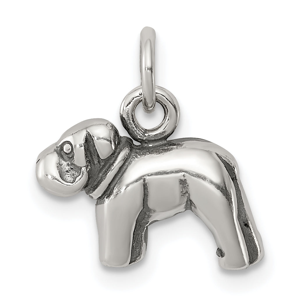 Sterling Silver Dog Charm Main image