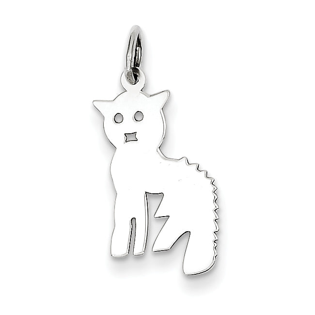Sterling Silver Cat Charm Main image