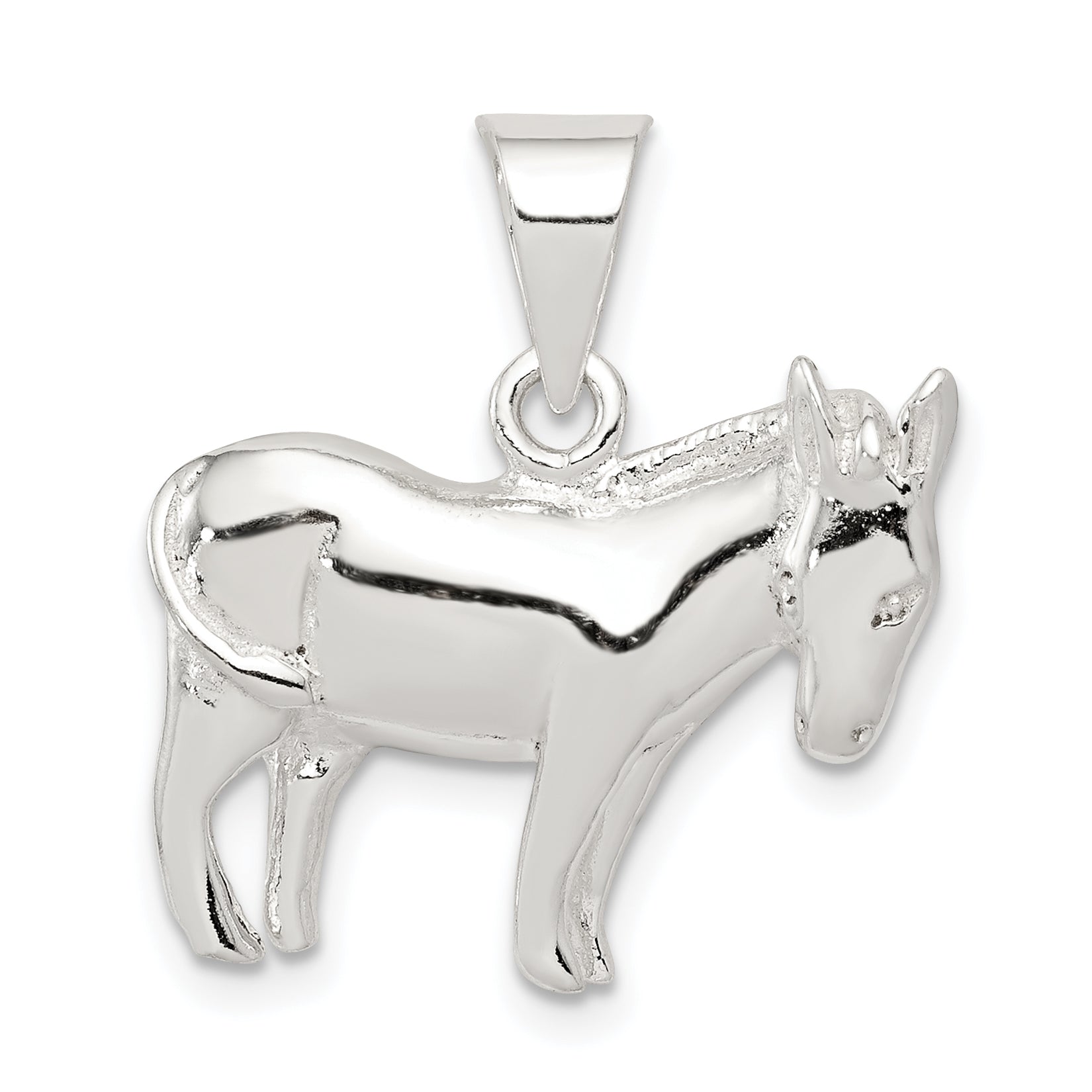 Sterling Silver Donkey Pendant Main image
