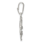 Sophia Jewelers Sterling Silver 925 Dragon Pendant with Polished Finish