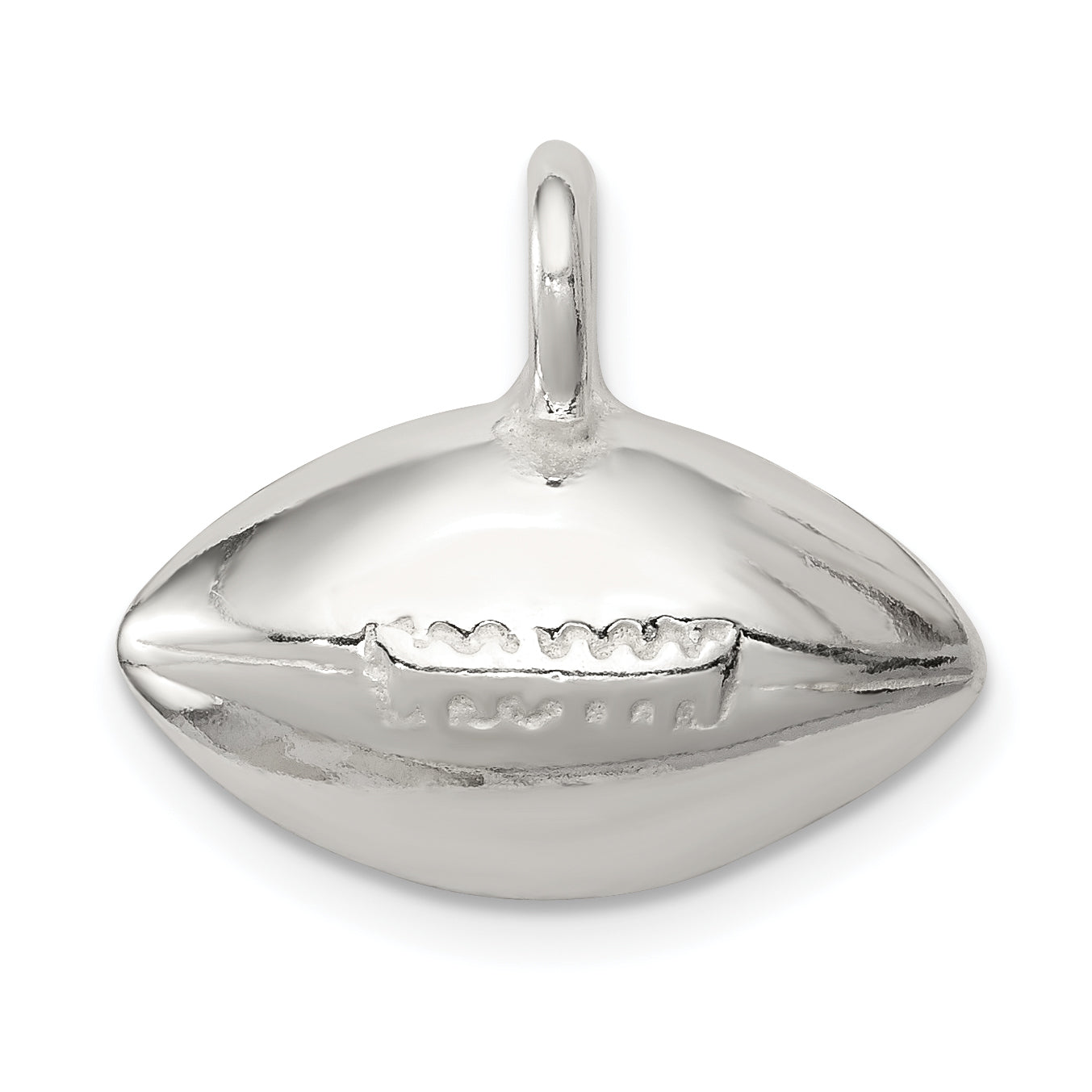 Sterling Silver Football Pendant Main image