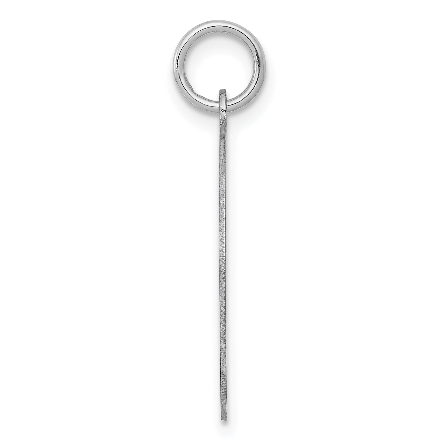 Sophia Jewelers 925 Sterling Silver Rhodium-Plated Initial F Brocade Charm Secondary image