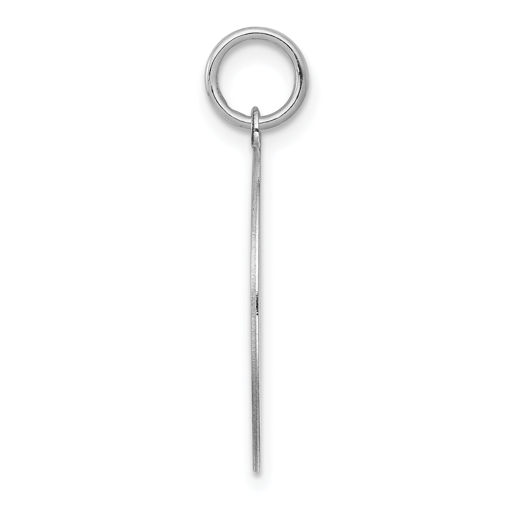 Sterling Silver Rhodium-Plated Initial G Pendant Elegant Brocaded Design Secondary image